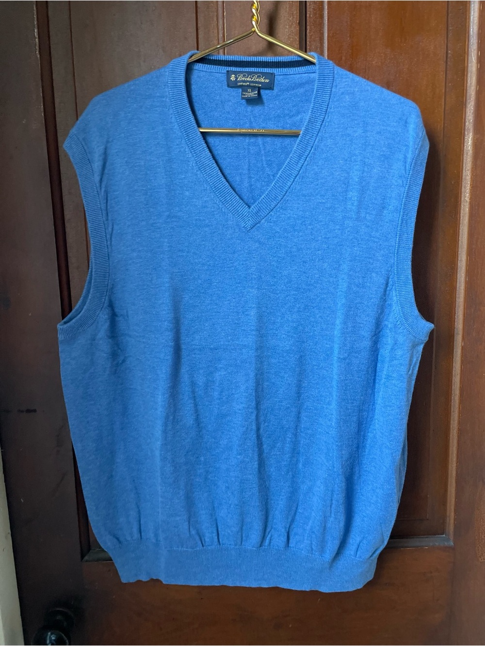 Brooks Brothers men's extra large 100% Supima Cotton sweater vest